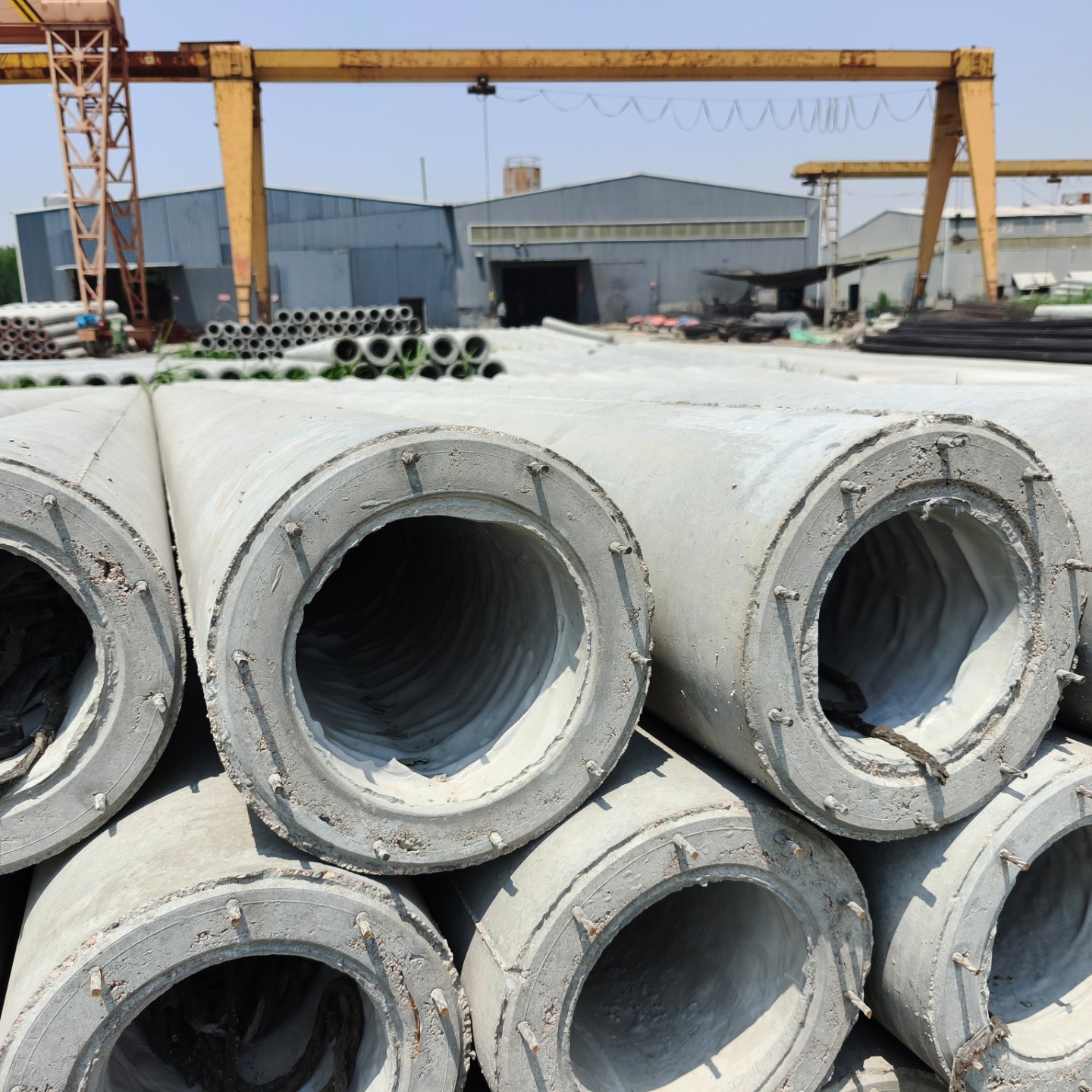 休宁150×10米预应力水泥电线杆